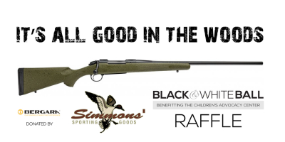 Rafflepages.com - Win a Bergara Action Rifle and help Support The Center for Children and Families